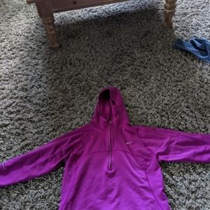 Purple Zip up Nike Running Jacket